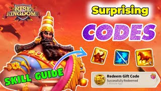 Free🎁 Rise Of Kingdoms Codes 2024 ° Skill Guide Gems  Code Rise Kingdoms  ROK Redeem Code [upl. by Retsek147]