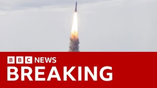 Europes Ariane6 rocket launches  BBC News [upl. by Pammy123]