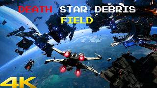 Battlefront 2 in 2024  Death Star Debris  Starfighter Аssault  Gameplay PC 4K No Commentary [upl. by Grosz]