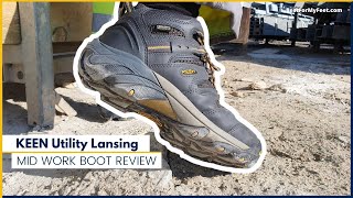 KEEN Lansing Review Owners feedback on these mid steel toe work boots [upl. by Derwood733]