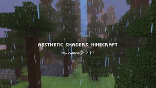 aesthetic shaders for minecraft pe 120 🪴🍃  render dragon [upl. by Nura]