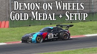 Assetto Corsa Demon on Wheels Gold Medal BMW Z4 GT3  Imola  Setup [upl. by Partridge]