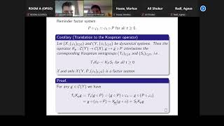 Corbinian Schlosser  Sparsity structures for Koopman and PerronFrobenius operator [upl. by Adur]