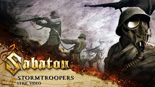 SABATON  Stormtroopers Official Lyric Video [upl. by Dulcy]