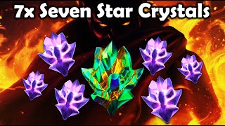 Massive 7 Star Crystal Opening 7x Seven Stars [upl. by Danete]