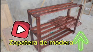 Cómo hacer una zapatera FACIL DE HACER [upl. by Odlanra]