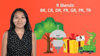 R Blends BR CR DR FR GR PR TR  Learn to Read for Kids [upl. by Elenaj]