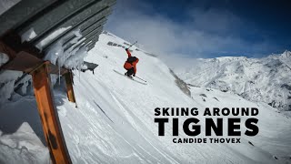 Candide Thovex  Skiing around Tignes [upl. by Ranilopa]