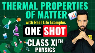 Thermal properties of matter One Shot Physics  Class 11th with Ashu Sir  Science and fun [upl. by Eduj]