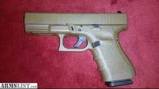 Lipseys Glock 19 FDE Lipseys Carakote Edition Product Review 9mm 17 23 26 34 22 24 43 Cal Best [upl. by Hanaj]