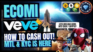 Ecomi  OMI  How To CASH OUT On Veve  KYC amp MTL [upl. by Rosalinde21]