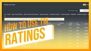 2 Token Metrics Ratings Tutorial  How to Use TM Grade [upl. by Salkin761]