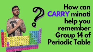 Trick to MEMORIZE the PERIODIC TABLE easily  Part 4  Carbon Group Group 14 2021 [upl. by Housum631]