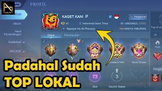 SUDAH MASUK TOP LOKAL KENAPA TITLE HERO TIDAK MUNCUL  MOBILE LEGENDS [upl. by Alema]