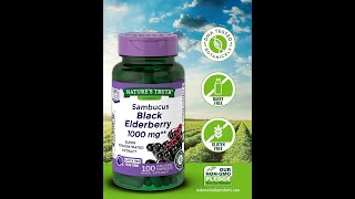 Amazon com Natures Truth Sambucus Black Elderberry 100 Capsules 100 Count Health amp Personal Care [upl. by Eitten573]