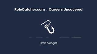 Graphologist  Careers Uncovered [upl. by Eirellav]