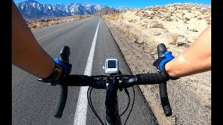 Badwater to Whitney Portal on bicycle [upl. by Eerbua]