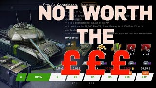 Opening Strv 81 Containers  Why I didnt gambled this time WOTBLITZ  WOTB [upl. by Valdemar728]