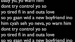 Vybz Kartel Warn Him with lyrics [upl. by Stanway]