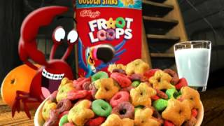 Froot Loops Black Beak commercial with friendly crab [upl. by Anelaf]