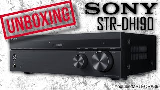 Ampli Sony STRDH190  UNBOXING  TEST [upl. by Beker]