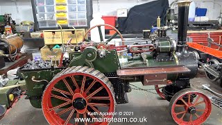 RYANS ALLCHIN TRACTION ENGINE  IN THE WORKSHOP [upl. by Tobiah]