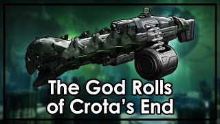 The God Roll Weapons of Crotas End And There Are A Lot of Them [upl. by Yenot740]