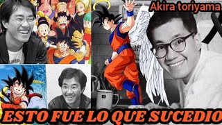 AKIRA TORIYAMA el motivo de su PARTIDA  EL TRISTE ADIOS DEL CREADOR DE DRAGON BALL [upl. by Sone]