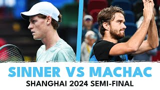 Jannik Sinner Battles Tomas Machac For A Place In The Final  Shanghai 2024 SemiFinal Highlights [upl. by Bennir]