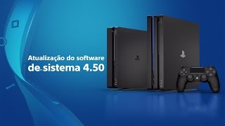 Atualização de Sistema 45  PS4 [upl. by Aisan]