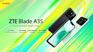 ZTE Blade A35  Performa Juara Harga 1 Juta [upl. by Nauqal]