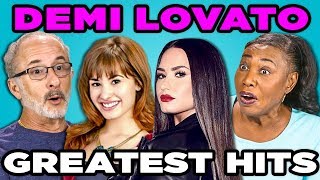 ELDERS READ DEMI LOVATO’S HIT SONGS React [upl. by Coleen579]