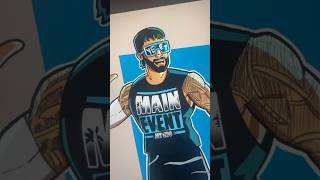 LETS DRAW MAIN EVENT JEY USO art artist digitalart wwe jeyuso [upl. by Anniken]