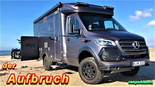 VollzeitCamper 🔥 unser neues Leben beginnt ❤️ Testfahrt auf Römö Wohnmobil Roomtour Hymer MLT 4x4 [upl. by Nalid]