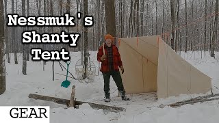 DIY Winter Shelter  Nessmuks Shanty Tent [upl. by Attenev]