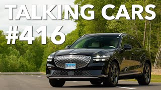 2023 Genesis Electrified GV70  Talking Cars with Consumer Reports 416 [upl. by Tristas]