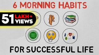 SIX MORNING HABITS OF SUCCESSFUL PEOPLEHINDI  by SEEKEN [upl. by Hollander]