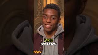 Chadwick Boseman Through The Years chadwickboseman throughtheyears evolutionchallenge foryoupage [upl. by Zobe]