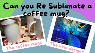 HOW TO Re Sublimate on Coffee Mugs in a Convention Oven [upl. by Kat]