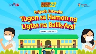 BRIGADA ESKWELA 2022 THEME SONG [upl. by Judah]