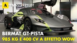 Bermat GTPista  985 kg di carbonio e 400 CV firmati anche JAS Motorsport [upl. by Fahy]