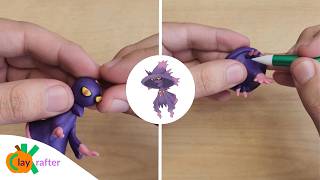 I made a Mismagius out of clay  Pokemon Figures Making [upl. by Nawat]