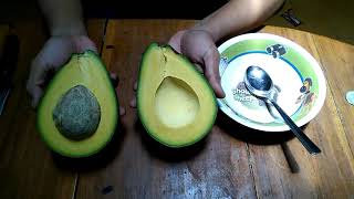 How to eat avocado raw [upl. by Terrye100]