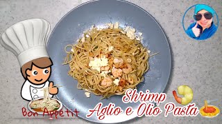 Shrimp Aglio e Olio Pasta  Cel Altarejos [upl. by Gibbeon]