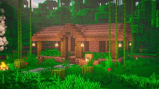 Minecraft How to Build Jungle House [upl. by Ahsimek]