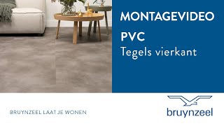 Bruynzeel vierkante PVC tegels leggen [upl. by Talyah]