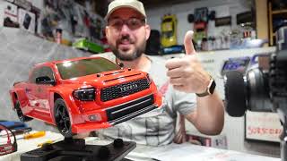 THE FASTEST Brushed On Road RTR   KYOSHO Toyota Tundra WideBody Unboxing  Netcruzer RC [upl. by Aihsram741]