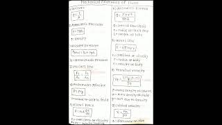 mechanical properties of fluid class 11 physics⚫⚫ [upl. by Feldstein]