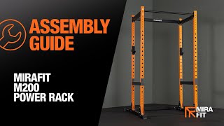 Mirafit M200M200S Power Rack Assembly Guide [upl. by Lehar]