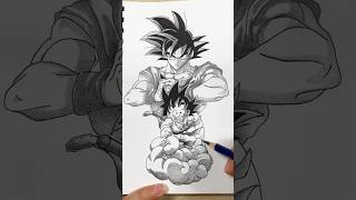 Vẽ Goku Bằng Chì  Draw Goku With Pencil shorts goku viralvideo [upl. by Leirda]